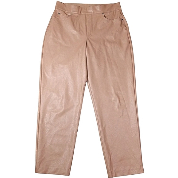 NWOT SPANX Leather-Like Straight Leg Pant in Luxe - Picture 4 of 8